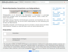 Tablet Screenshot of 36heilpraktiker.com